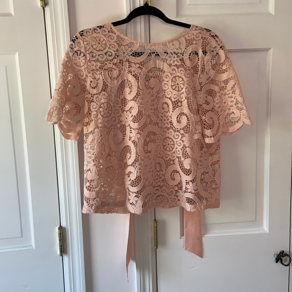 Pink Lace Top